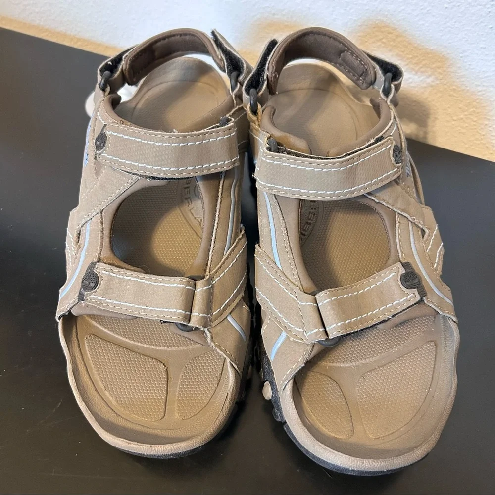 Timberland Tan Outdoor Sandals with Adjustable Straps Size 9 - Picture 3 of 13